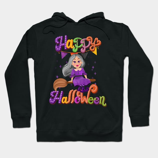 Happy Halloween Hoodie by PrintAmor